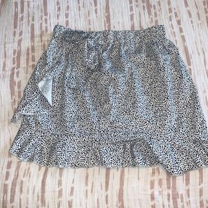 Dalmatian print skirt